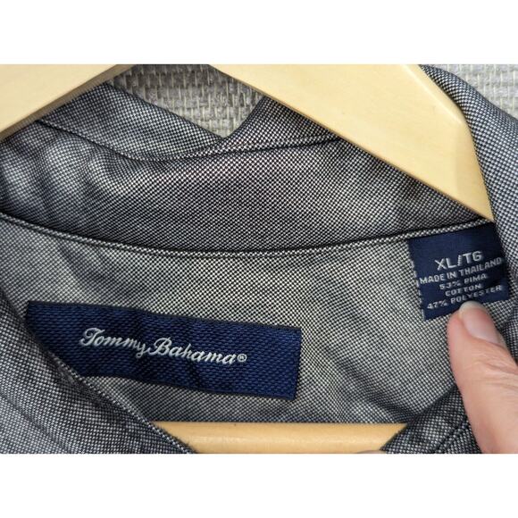 Tommy Bahama Polo Shirt Size XLarge Gray -0324C108 - Picture 3 of 8